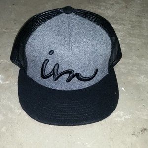 IMPERIAL MOTION Cap Hat Cursive Logo Snapback NOS